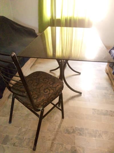 Dining table with 6 chairs