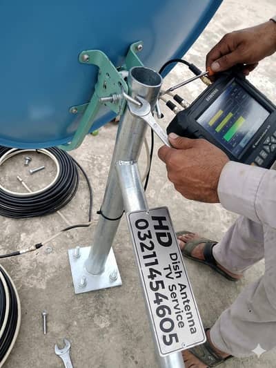 HD Dish Antenna installation TV service 032114546O5