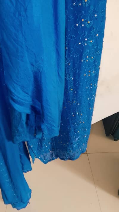 royal blue 3 piece preloved semi formal