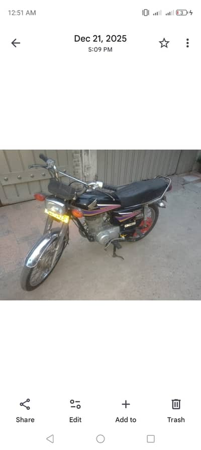 Honda CG 125 2007 original booke with file baiotmir nae h
