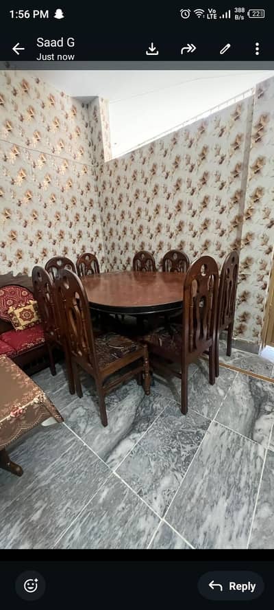 Dinning Table 8 chair