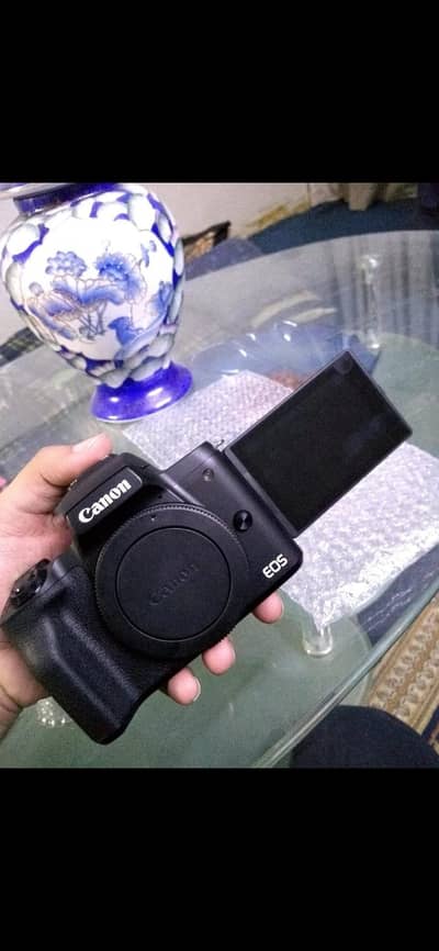 Canon M50 Complete Setup - 50mm Lens, Adapters, Flash TT685C, X1T-C