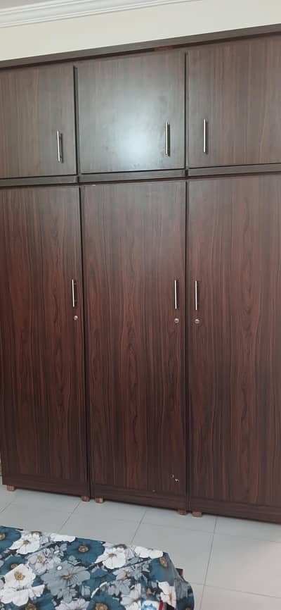 wardrobe with cupboards