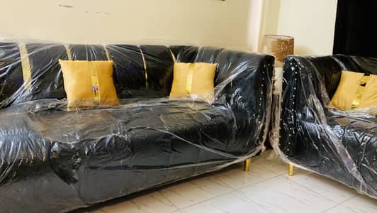 Brand New Sofa | Black Velvet | Few days use