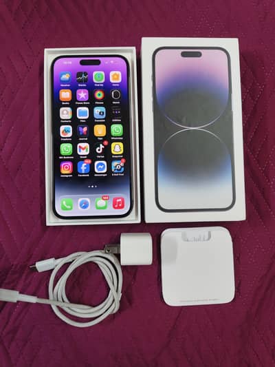 Iphone 14 pro max 256GB complete box