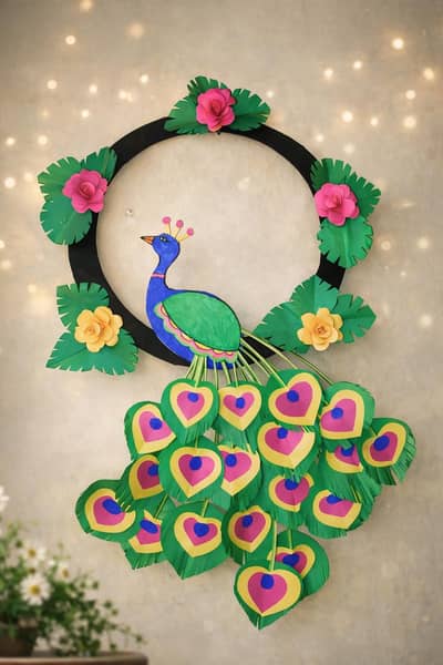 Handmade Peacock Wall Hanging | Beautiful Home Decor