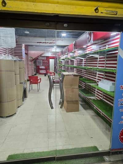 Main Road Facing Shop For Rent Rashid Minhas Road.