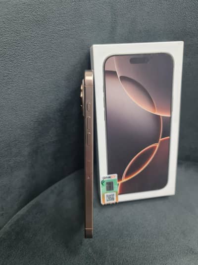 iphone 16promax 512gb desert offical PTA Approve