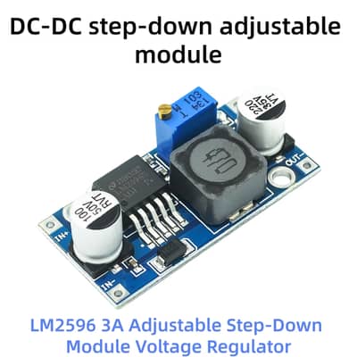 LM2596 Buck Converter (12V to Adjustable Voltage) x2 – Brand New | 3A