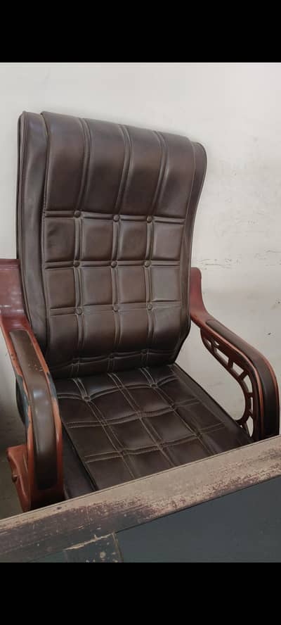 Office Fancher 2 sofe  set 2 table set chairs for sale