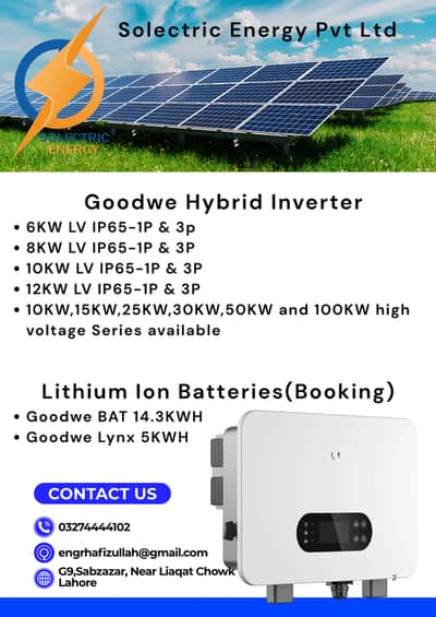 Goodwe Hybrid LV and HV Inverter