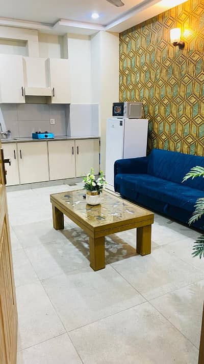 E-11/2 Medical society one bedroom apartment fully furnished for rent.