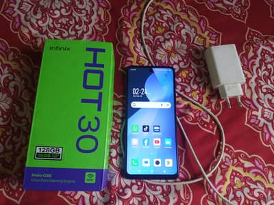 infinix hot 30 all ok no open repair 8-128 full box