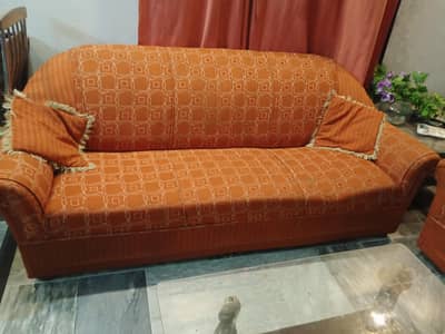 5 seater sofa set wooden