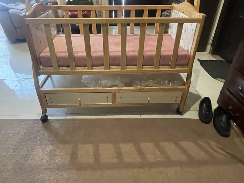 sofas and baby cot 1