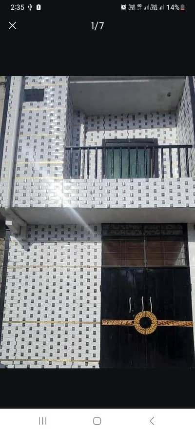 1.5 Marla double story house for sale 49 Lac