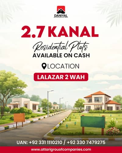 2.7 kanal || Lalazar2 || Plot for sale