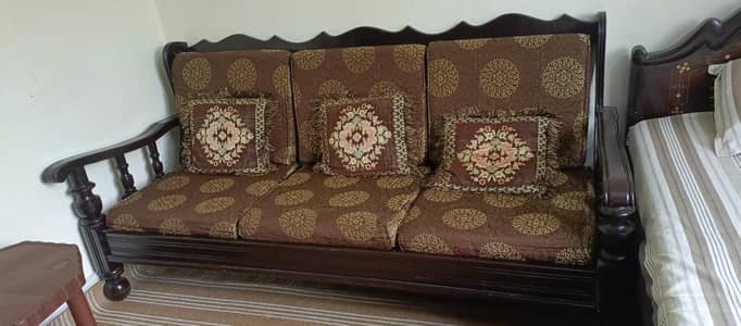 Wooden Sofa set