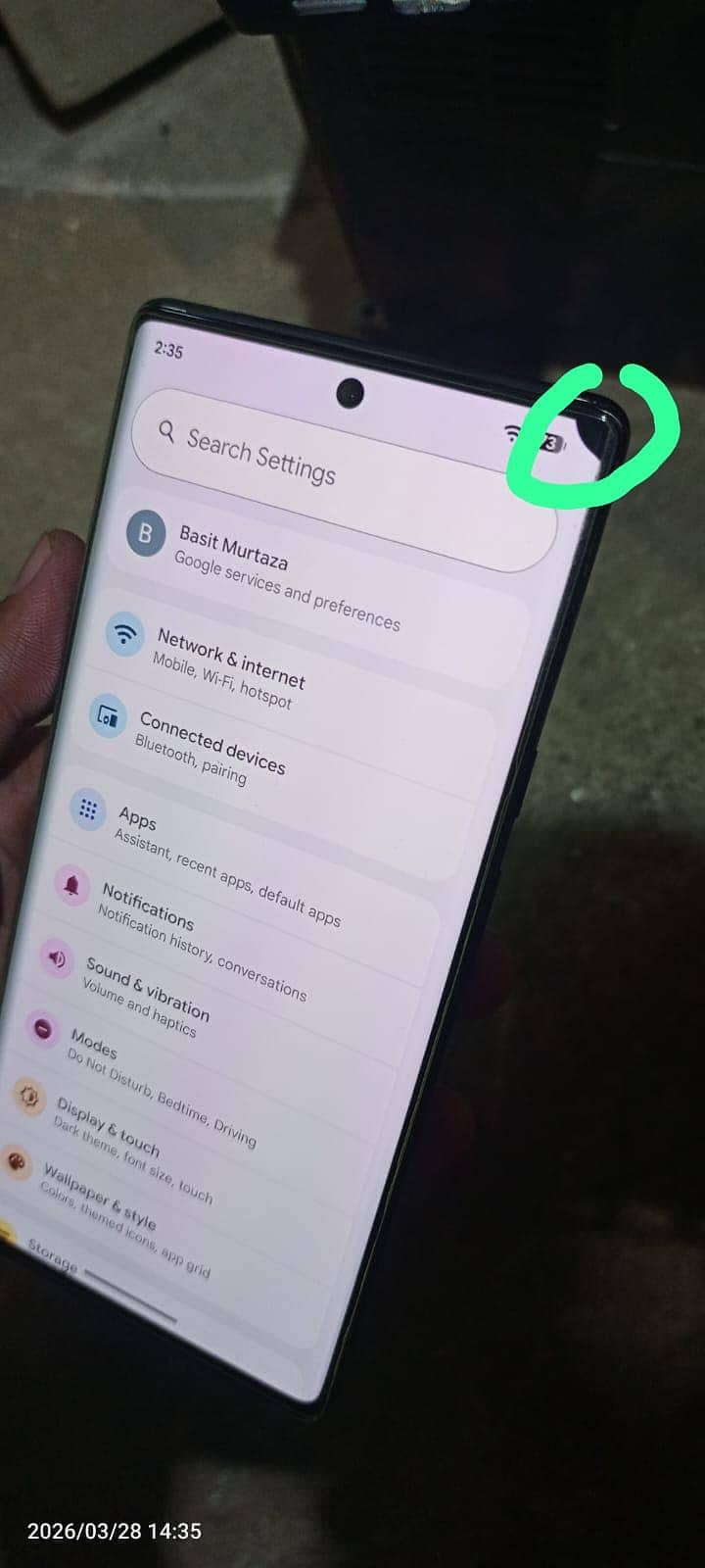 Google pixel 6 pro 3