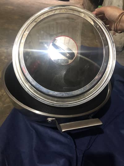 Laser coating karahi