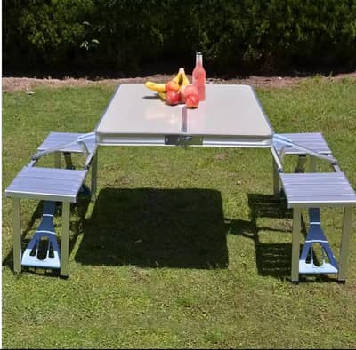 Foldabke Picnic table chair 4 person