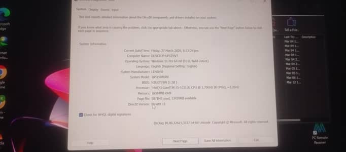 Lenovo x13 yoga 10th Generation