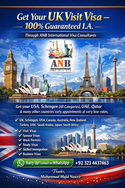 Get 100% Confirmed* UK Visit Visa in low cost