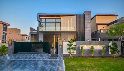 One Kanal Brand New Luxury Ultra-Modern Design Most Beautiful Bungalow 2 Servant Quarter In Basement For Sale At Prime Location Of DHA Lahore Near To Park Masjid & DHA Raya Fairways Commercial.