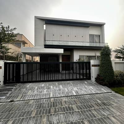 One Kanal Brand New Luxury Ultra-Modern Design Most Beautiful Bungalow 2 Servant Quarter In Basement For Sale At Prime Location Of DHA Lahore Near To Park Masjid & DHA Raya Fairways Commercial.