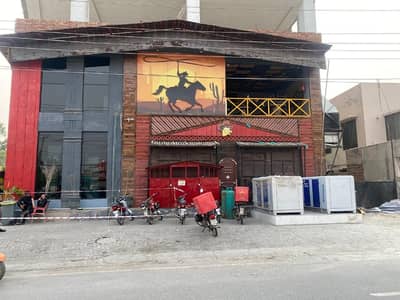 2.5 Kanal Corner Lifetime Commercial Building 2nd Floor Available for Sale Location: Johar Town G1 Market, Lahore