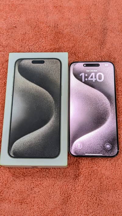 iPhone 15 Pro Max 256GB PTA Approved - Natural Titanium