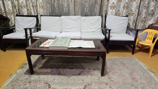 Sheesham wood Sofa Set – 3+1+1 Seater