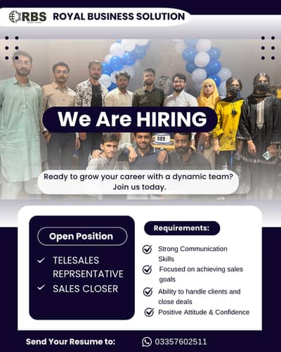 Telesales Representative and Sales Closer