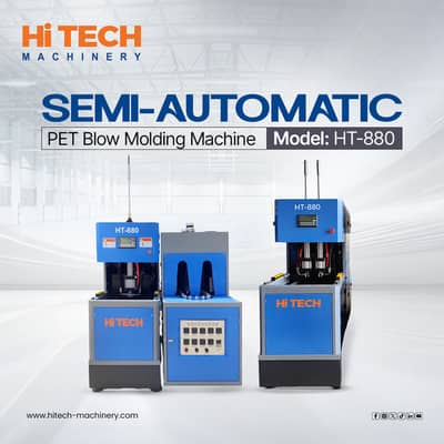 SEMI AUTOMATIC HT880 PET BLOW MOLDING MACHINE