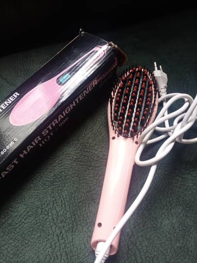 Fast Brush Hair Straightner