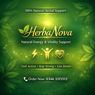 HerbaNova Herbal Energy Formula | Kamzori & Thakan ka Natural Solution