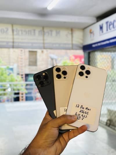 Iphone 12promax 128gb & 256gb & 512gb Non PTA Jv Waterpack Stock