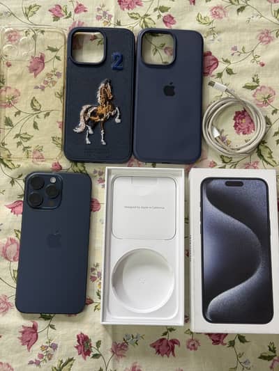 iPhone 15 Pro Max - Blue Titanium