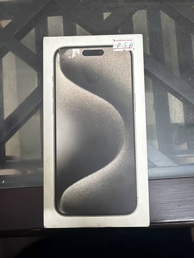 Iphone 15 pro max PTA approved 256gb LLA
