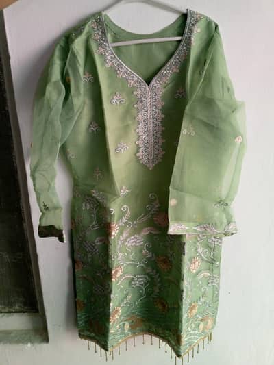 fancy wedding dress 3 piece medium size