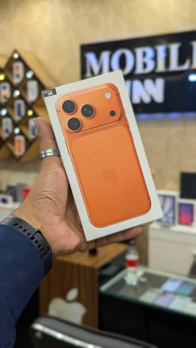 Box Pack Apple Iphone 17 Pro 256GB Dual E-SIM Orange Factory Unlock