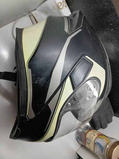 Jiekai 902 DOT approved safe helmet stylsih light green and matt black