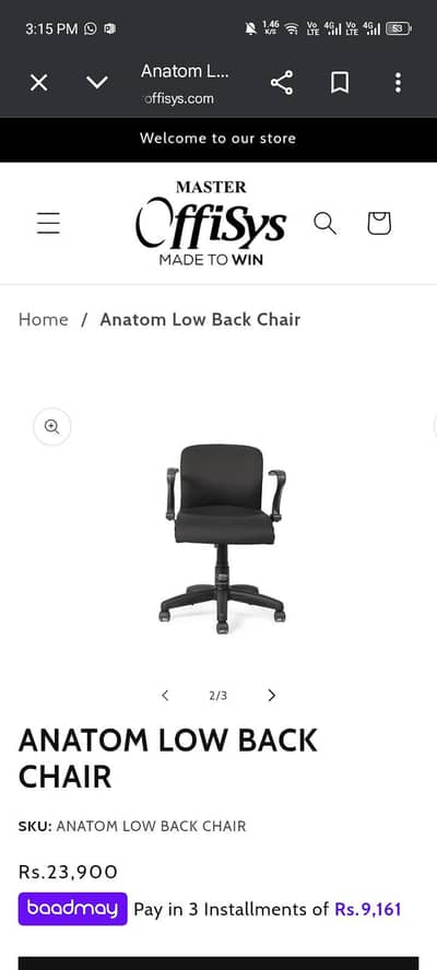 Offisys by Master  office chair - Comfortable revolving chair