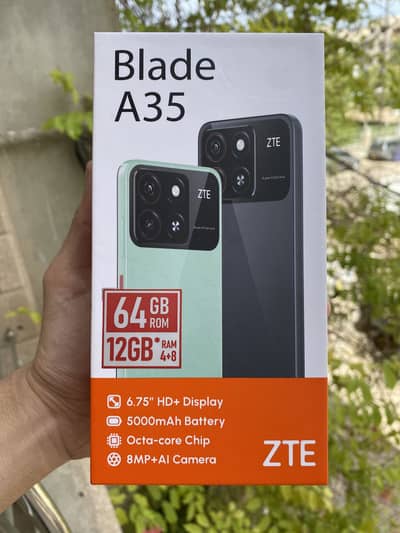 Zte blade a35 open box mobile phone pta