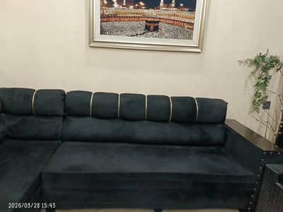 only one year used l shaped sofa