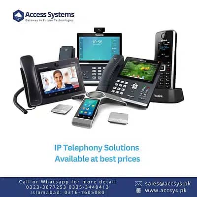 IP Phones Cisco SPA525 SPA504 | Yealink |Polycom| Dlink |0335-3448413