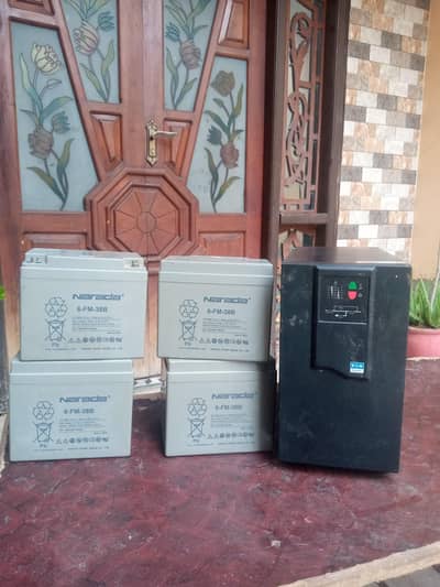 Narada Batteries 38Ah + Eaton UPS (Complete Backup System)