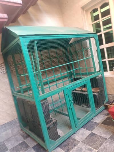 Big cage for hen, birds, ducks, pigeons, other pet animals