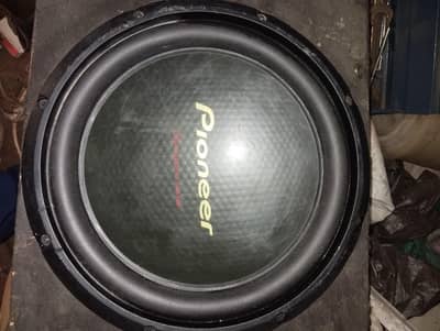 Amplifier & 12inch Pioneer Woofer