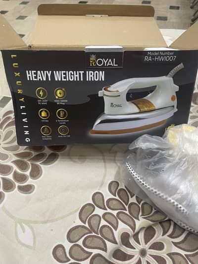 Royal Heavy, dry iron